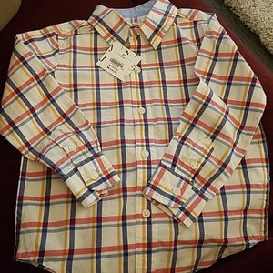 Janie and jack 2Tboys long sleeve shirt NWT